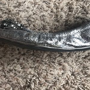 Tory Burch Shoes - Silver Tory Burch Flats Tory Burch Shoes - Silver Tory Burch Flats